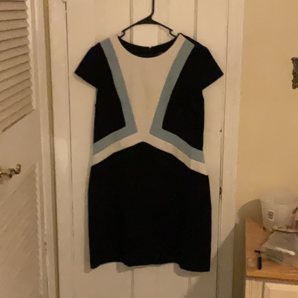 Stylish Black and Blue Women's Dress